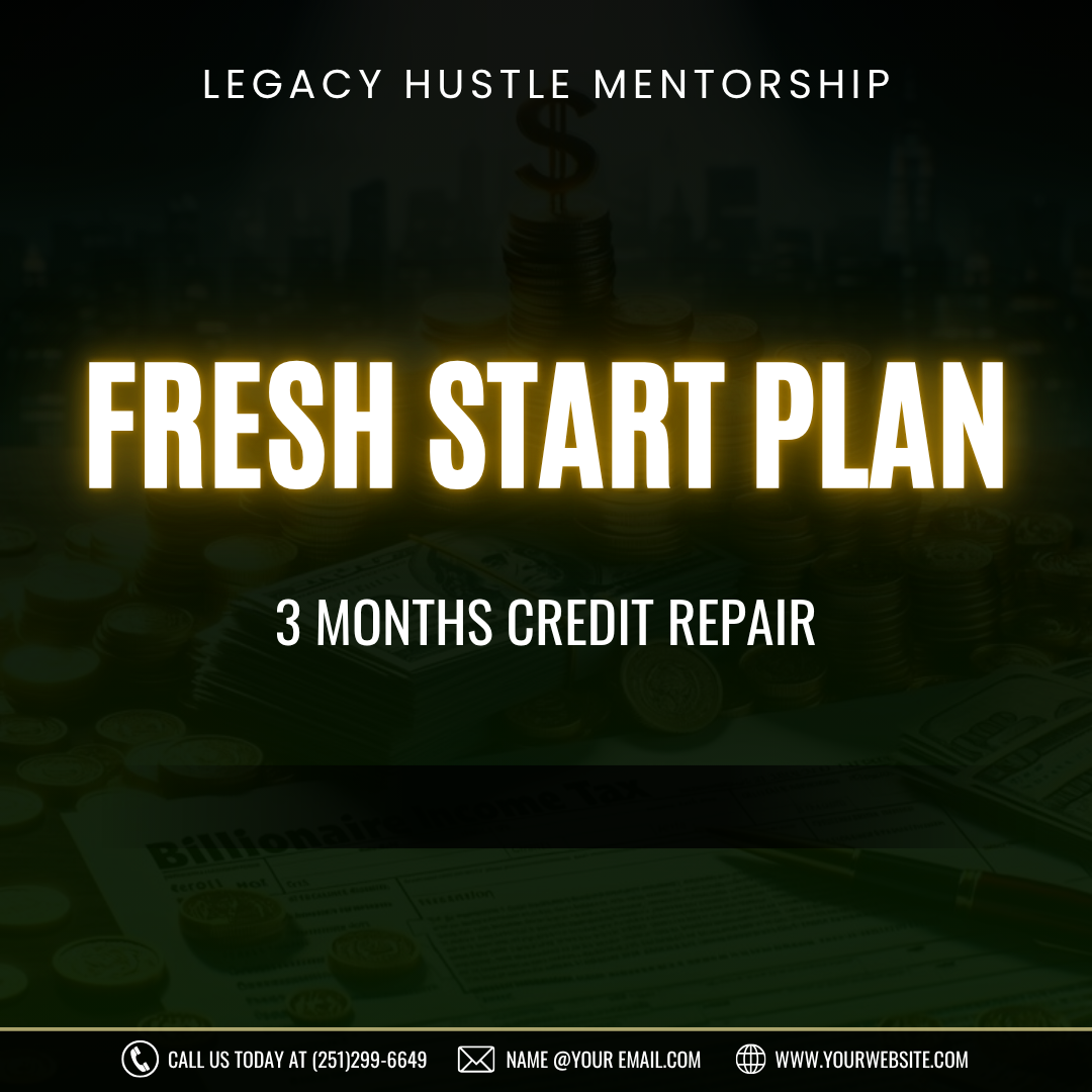 Fresh Start Plan – 3 Month Credit Repair